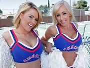 Jessica Lynn and Krissy Lynn Cheerleaders