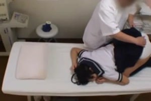 Spycam Schoolgirl molested during Massage