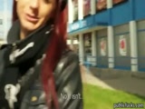 Redhead Czech slut Terry Palomino anal fucked for money