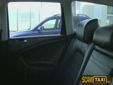 Hot and blonde amateur gets hard ramming in a taxi and receives facial