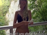 Czech slut Jennifer Simons open for some amazing public sex