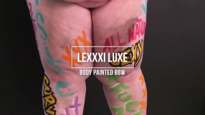 lexxxi luxe : body painted bbw