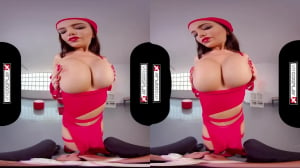 porno vr avec elektra en lingerie rouge