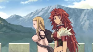 hentai de guerrieres se battant nues avec des seins plein de lait