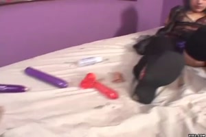 lesbienne bien équipée