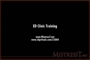 ED clinic Training : Mistress sucks