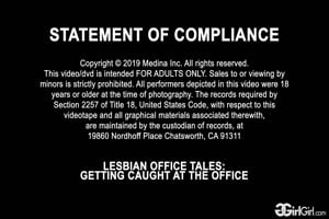 Lesbian office tales with Angela white, lyra law and kate kennedy Lesbian office tales with Angela white, lyra law and kate kennedy