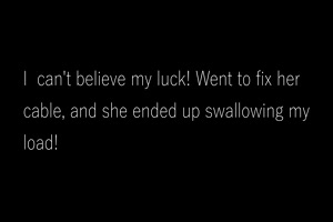 pov : elle avale ton sperme