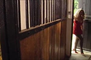 Hot Blonde From Sweden Having Sex At Horse Stable