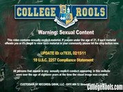 Blonde Sorority Girl gets Fucked on Camera - CollegeRools com