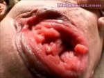 Gaping Stretched Open Pussy Close Up Zoom