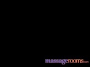 Massage Rooms Young teen with massive boobs squirts from expert finger fuck