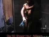 Curvy Millicent Nude Shower